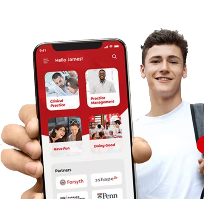 Experimente hoje mesmo o novo aplicativo Colgate dental stuDENT